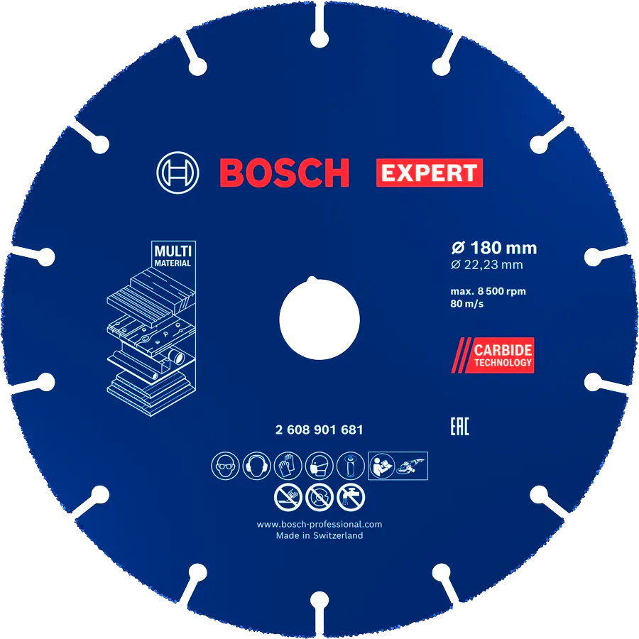 Bosch Kappeskive Multiwheel 180 mm HM EXPERT