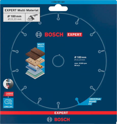 Bosch Kappeskive Multiwheel 180 mm HM EXPERT
