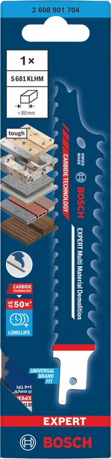 Bosch Bajonettsagblad S681KLHM Multi Material EXPERT Pk. 1