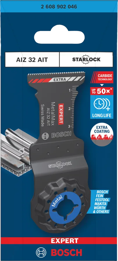 Bosch Multikutterblad 32 x 40 mm AIZ 32 AIT MetalMax EXPERT