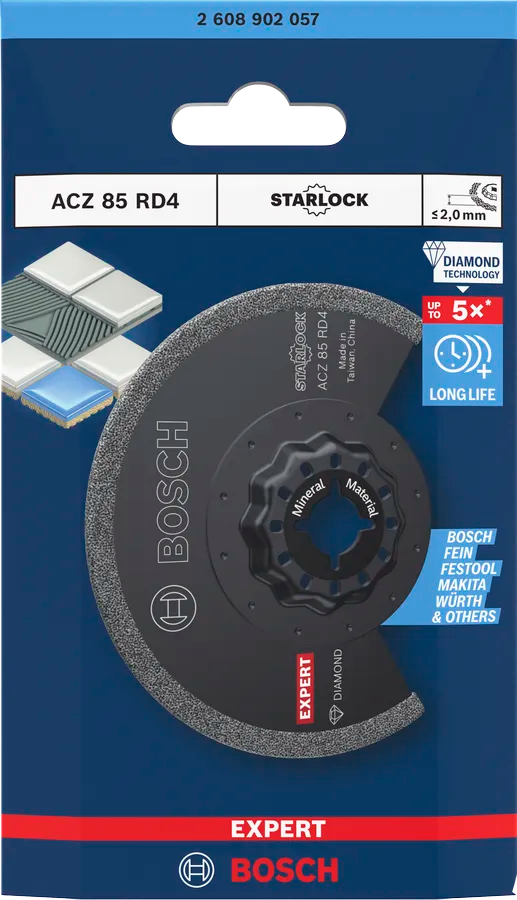 Bosch Multikutterblad SL ACZ85RD4 2,0 Mineral EXPERT