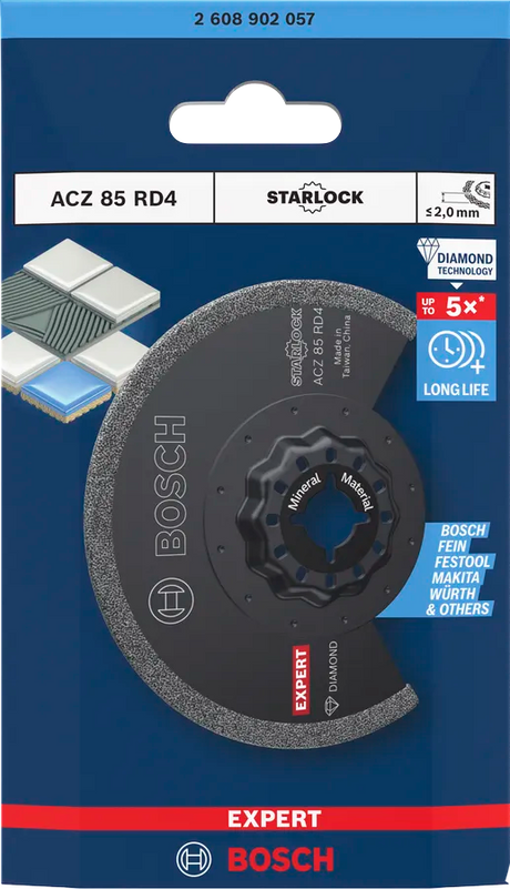 Bosch Multikutterblad SL ACZ85RD4 2,0 Mineral EXPERT