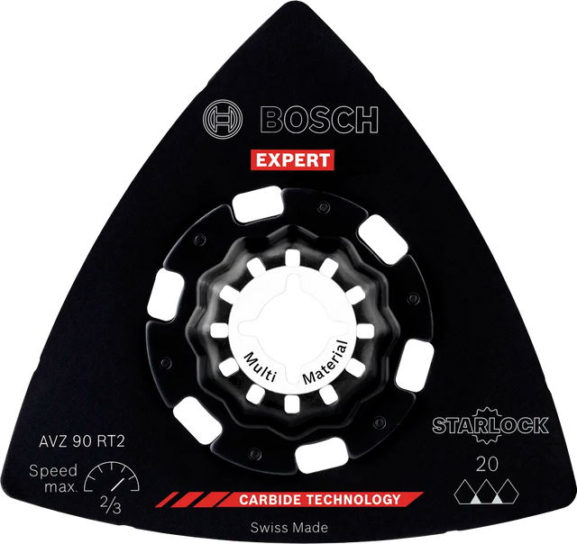 Bosch Multikutter Slipeplate AVZ90RT2 K20 EXPERT