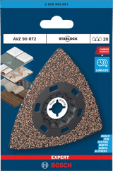 Bosch Multikutter Slipeplate AVZ90RT2 K20 EXPERT