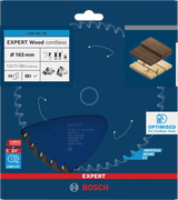 Bosch Sirkelsagblad 165 x 1,5/1 x 20 mm, T36 Wood EXPERT