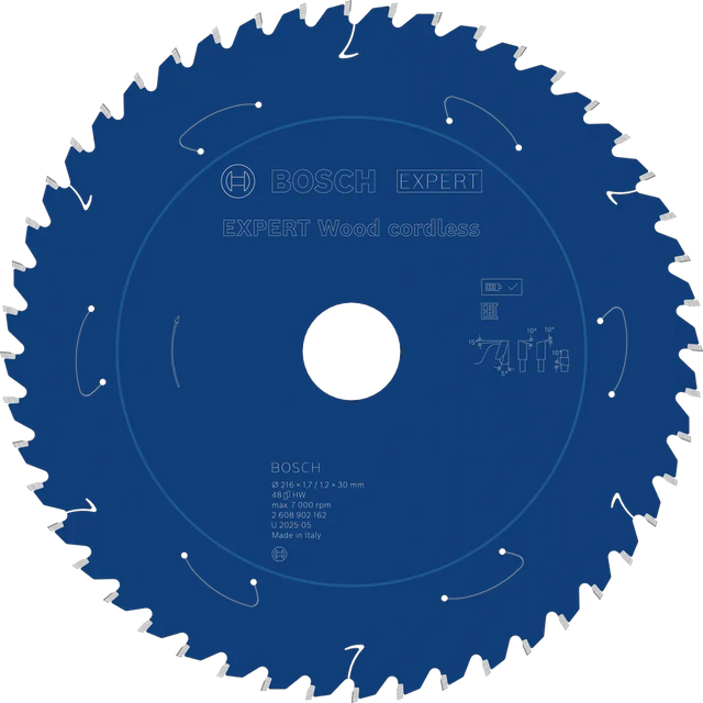Bosch Sirkelsagblad 216X30X1,7 48T 5G Wood EXPERT