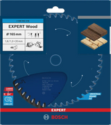 Bosch Sirkelsagblad 165X20X1,8 48T 5G Wood EXPERT