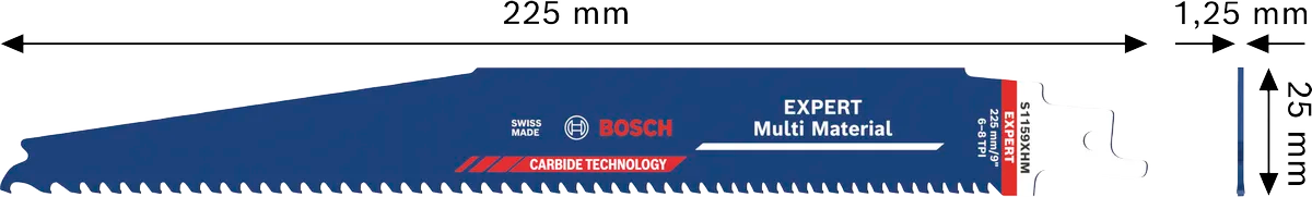 Bosch Bajonettsagblad S1159XHM Multimaterial EXPERT
