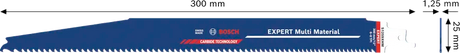 Bosch Bajonettsagblad S1256Xhm Progr Wood Metal