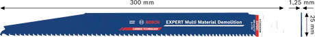 Bosch Bajonettsagblad S1269XHM Multimaterial EXPERT Pk.10