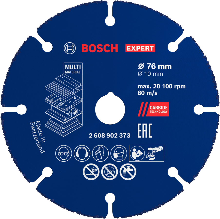 Bosch Kappeskive 76 x 10 mm Multi Material EXPERT