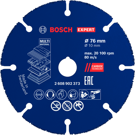 Bosch Kappeskive 76 x 10 mm Multi Material EXPERT