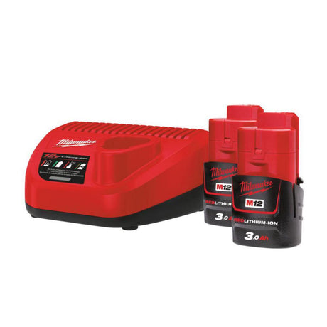 Milwaukee Batterisett M12 NRG-302 12V 2x3Ah