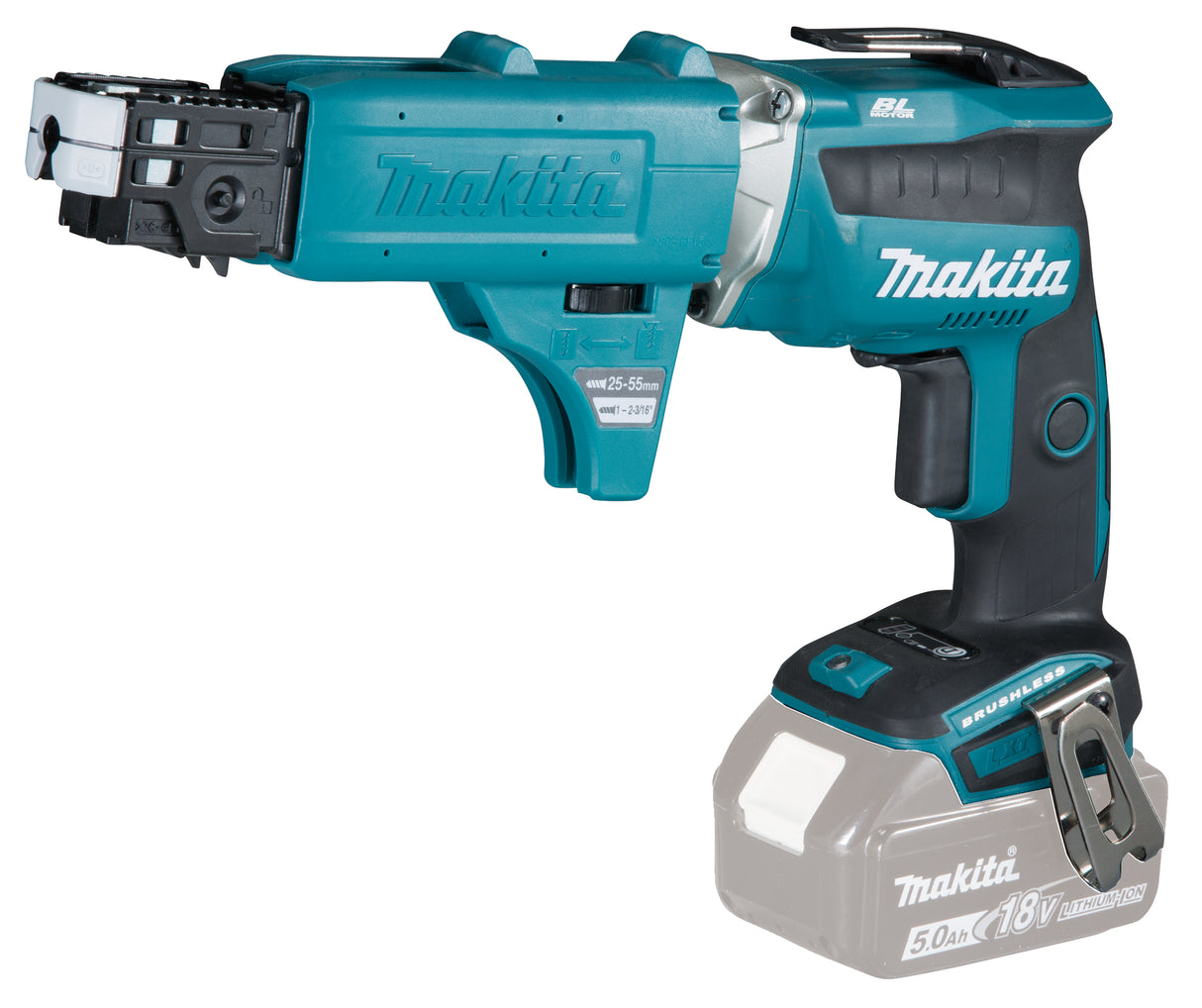 Makita Skrumaskin 18V 1/4" 25-55Mm Uten Batteri Og Lader