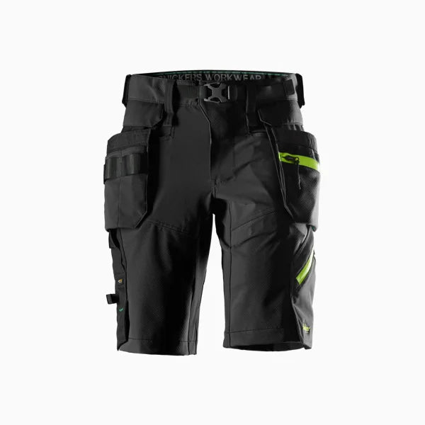 Snickers Shorts Softshell Stretch 6140 Flexiwork Hylsterlommer