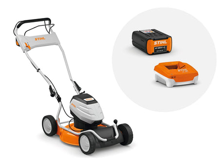 Stihl Gressklipper RMA 2.2 RPV Batteridrevet Med Batteri Og Lader