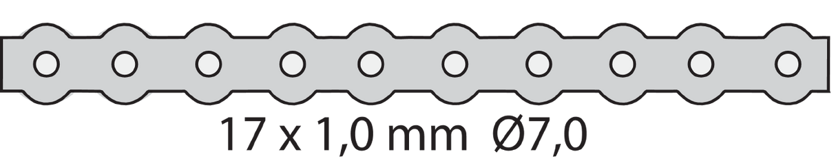 Essve Profilbånd 17X1,0/7,0 Hull 10M