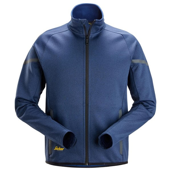 Snickers Fleecejakke 8051 M/ 37.5  Sort Str S