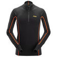 Snickers Undertrøye 9482 M/ Half Zip i Merino Ull