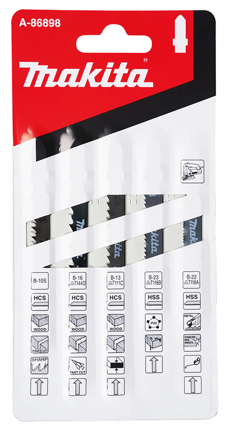 Makita Stikksagblad sett 5pk