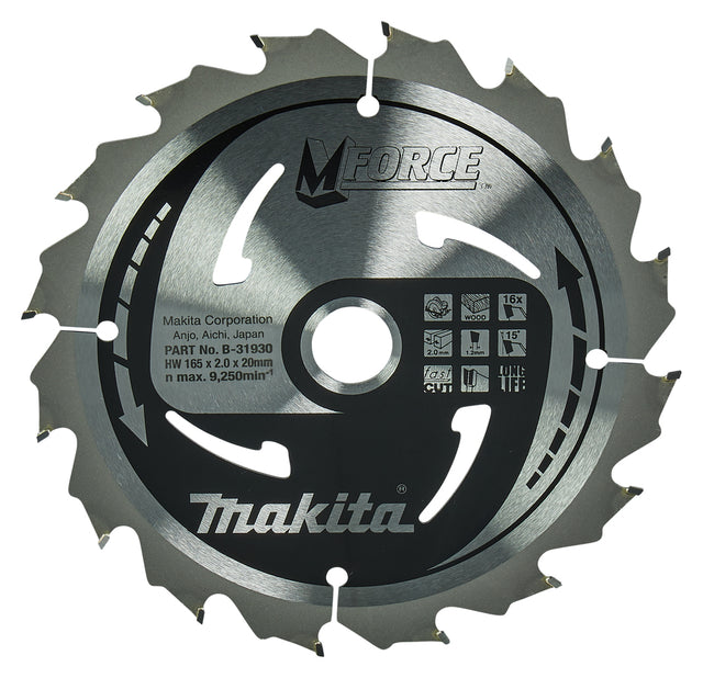 Makita Sirkelsagblad 165X20X16T