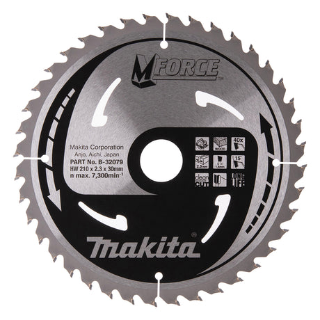 Makita Sirkelsagblad 210X30X40T