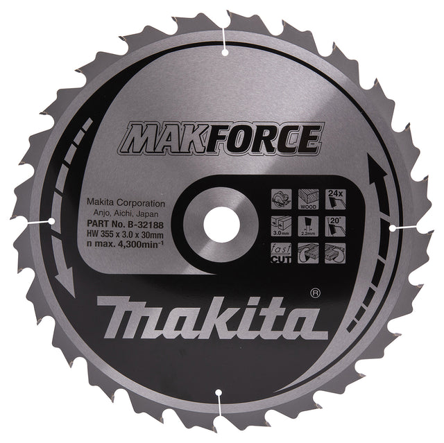 Makita SIRKELSAGBLAD 355X30X24T
