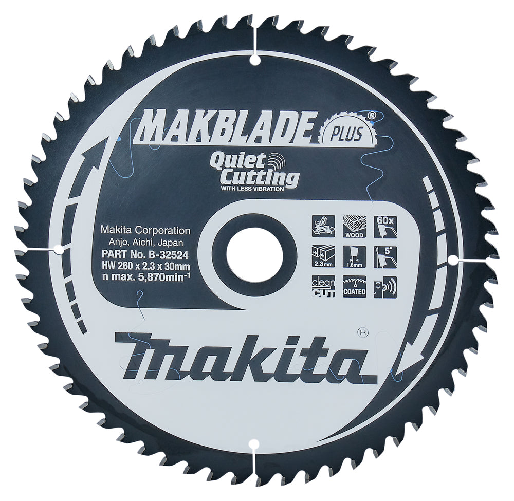 Makita Sirkelsagblad 260X30X60T