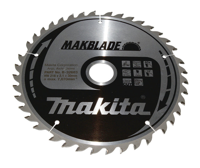 Makita Sirkelsagblad 216X30X40T