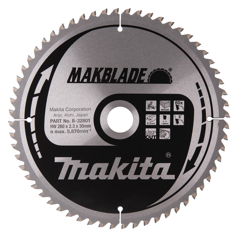 Makita Sirkelsagblad 260X30X60T