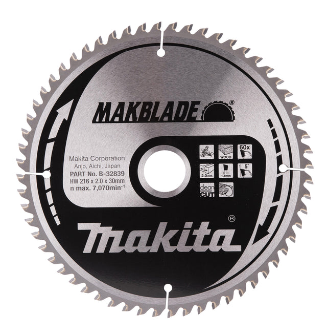 Makita Sirkelsagblad 216X30X60T