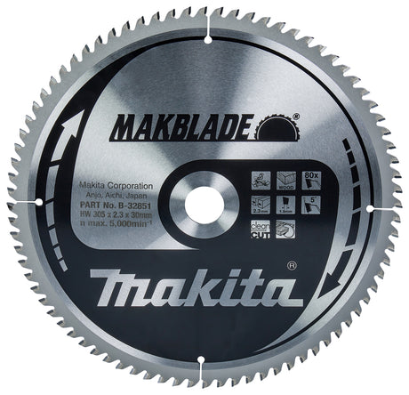 Makita Sirkelsagblad 305X30X80T