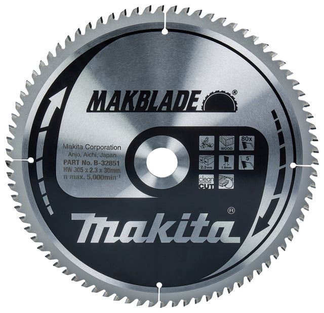 Makita Sirkelsagblad 305X30X80T