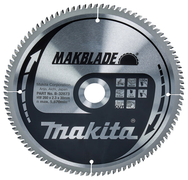 Makita Sirkelsagblad 260X30X100T