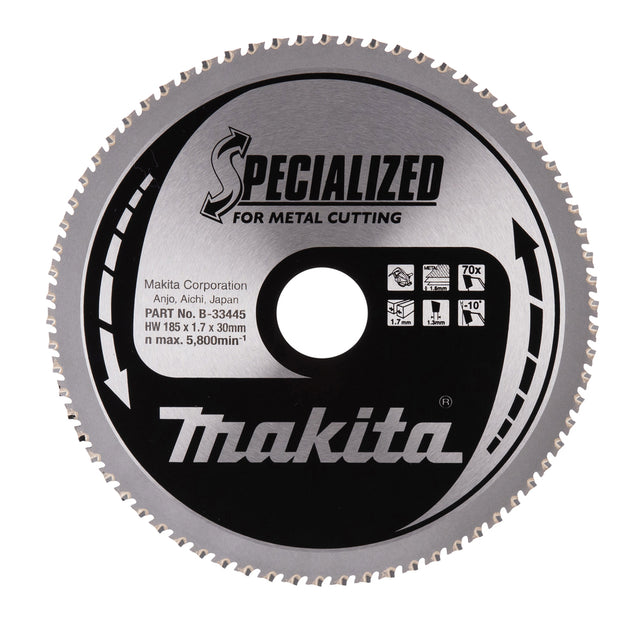 Makita Sirkelsagblad 185X30X70T