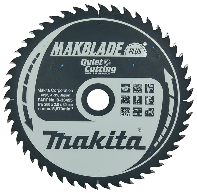 Makita Sirkelsagblad 260X30X48T