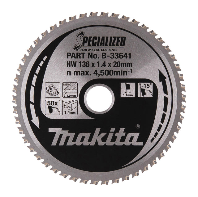 Makita Sirkelsagblad 136X20X50T