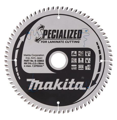 Makita Sirkelsagblad 216X30X72T