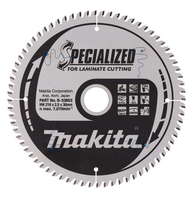 Makita Sirkelsagblad 216X30X72T