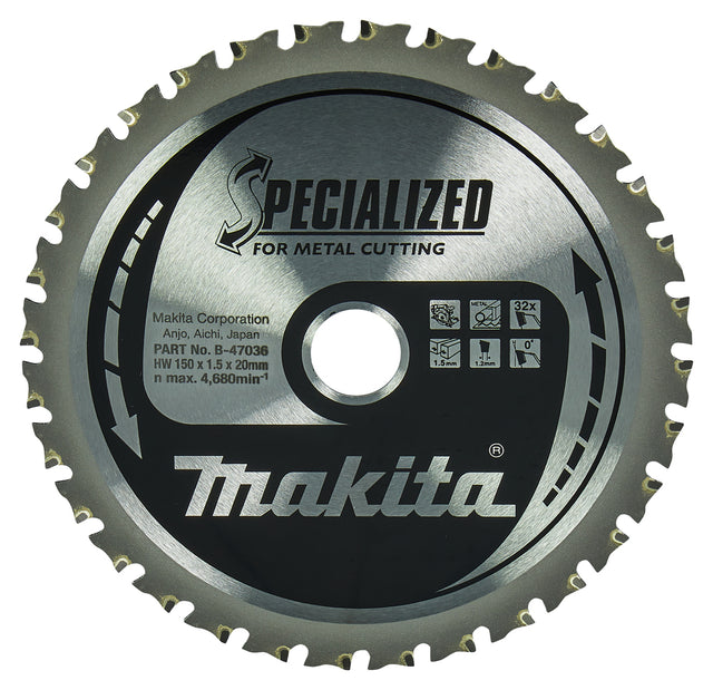 Makita Sirkelsagblad Spesial Tct 150X20 Mm 32 T