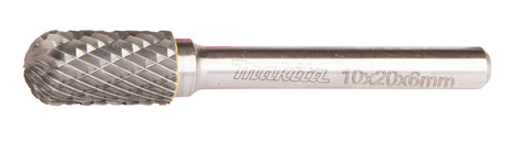 Makita Rettsliper 10X20X6 Mm Sylindrisk m/rund tupp