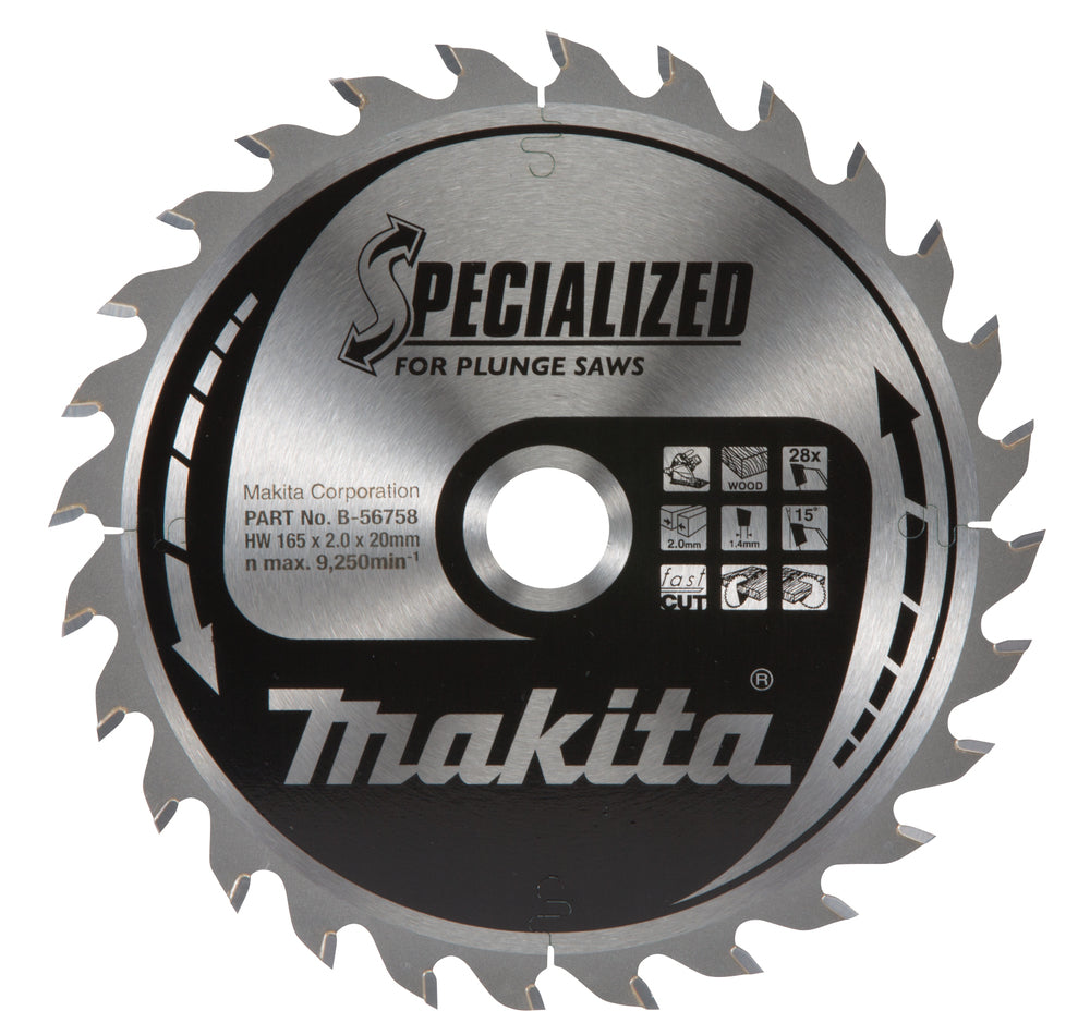 Makita Sirkelsagblad 165X20X28T