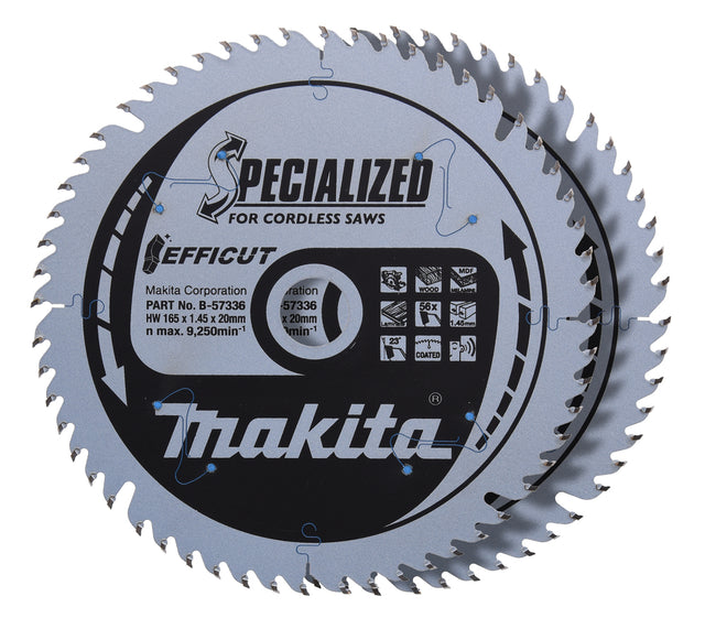 Makita Sirkelsagblad 165X20X56T