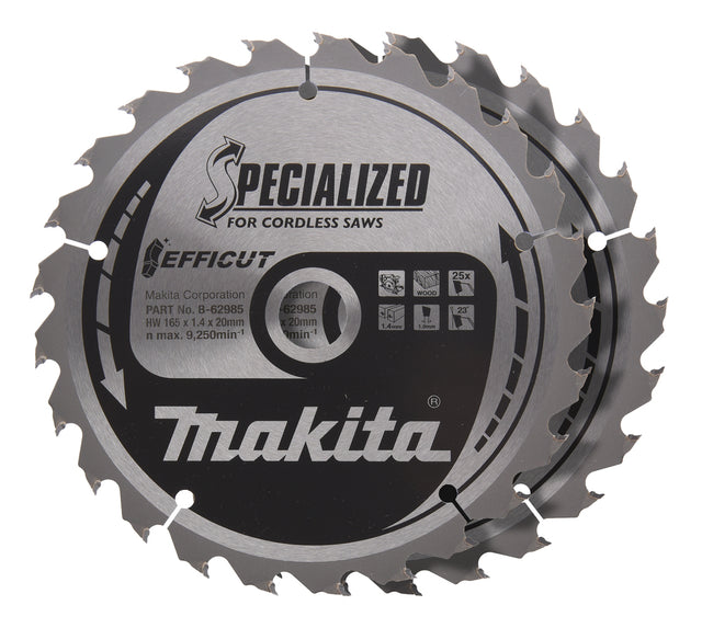 Makita Sirkelsagblad 165X20X25T