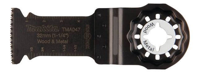 Makita Multikutterblad 32mm 20TPI Starlock  Tre/Metall 5 Pk