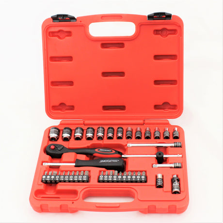 Smoos Tools Pipenøkkelsett 38 Deler 1/4" Plast Koffert