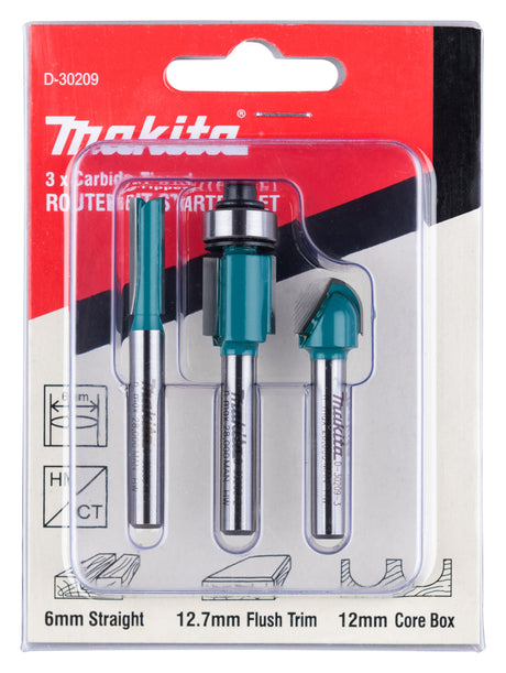 Makita Fresesett 3 Deler