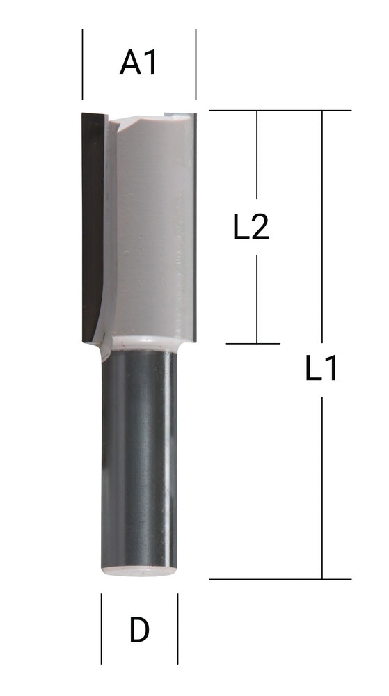 Makita Notfres Med Bunnskjær 20Mm