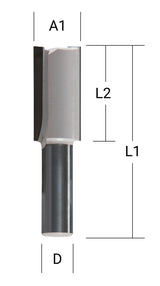 Makita Notfres Med Bunnskjær 20Mm