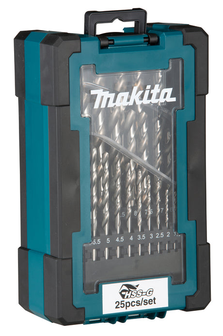 Makita Hss-G Metal Drill Bits 25Pcs Set